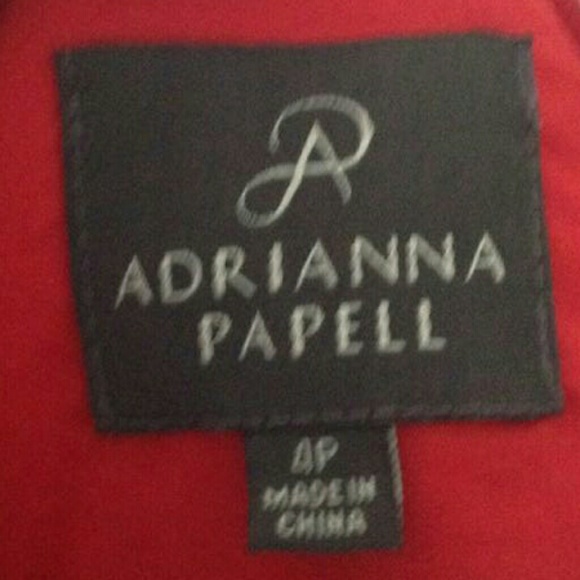 Adrianna Papell Red Dress. Valentines day. Date night. - Picture 6 of 6